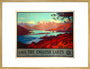 'The English Lakes', LMS poster, 1923-1947. art print extra large gold Art Print - Science Museum Shop