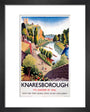 'Knaresborough', LNER poster, 1923-1947. art print extra small black Art Print - Science Museum Shop