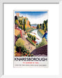 'Knaresborough', LNER poster, 1923-1947. art print extra small white Art Print - Science Museum Shop