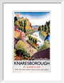 'Knaresborough', LNER poster, 1923-1947. art print small white Art Print - Science Museum Shop