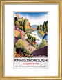 'Knaresborough', LNER poster, 1923-1947. art print small gold Art Print - Science Museum Shop