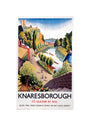 'Knaresborough', LNER poster, 1923-1947. unstretched canvas small none Art Print - Science Museum Shop
