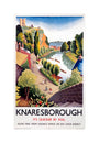 'Knaresborough', LNER poster, 1923-1947. unstretched canvas medium none Art Print - Science Museum Shop