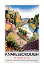 'Knaresborough', LNER poster, 1923-1947. unstretched canvas extra large none Art Print - Science Museum Shop