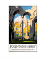'Fountains Abbey', LNER poster, 1923-1947. art print extra small none Art Print - Science Museum Shop