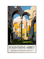 'Fountains Abbey', LNER poster, 1923-1947. art print small none Art Print - Science Museum Shop