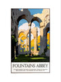'Fountains Abbey', LNER poster, 1923-1947. art print large none Art Print - Science Museum Shop