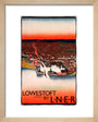 'Lowestoft', LNER poster, 1923-1947. art print extra small natural Art Print - Science Museum Shop