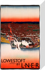 'Lowestoft', LNER poster, 1923-1947. stretched canvas small none Art Print - Science Museum Shop