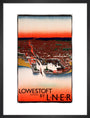 'Lowestoft', LNER poster, 1923-1947. art print medium black Art Print - Science Museum Shop