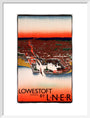 'Lowestoft', LNER poster, 1923-1947. art print medium white Art Print - Science Museum Shop