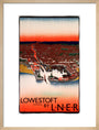 'Lowestoft', LNER poster, 1923-1947. art print medium natural Art Print - Science Museum Shop