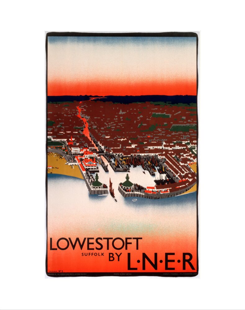 'Lowestoft', LNER poster, 1923-1947. art print extra small none Art Print - Science Museum Shop