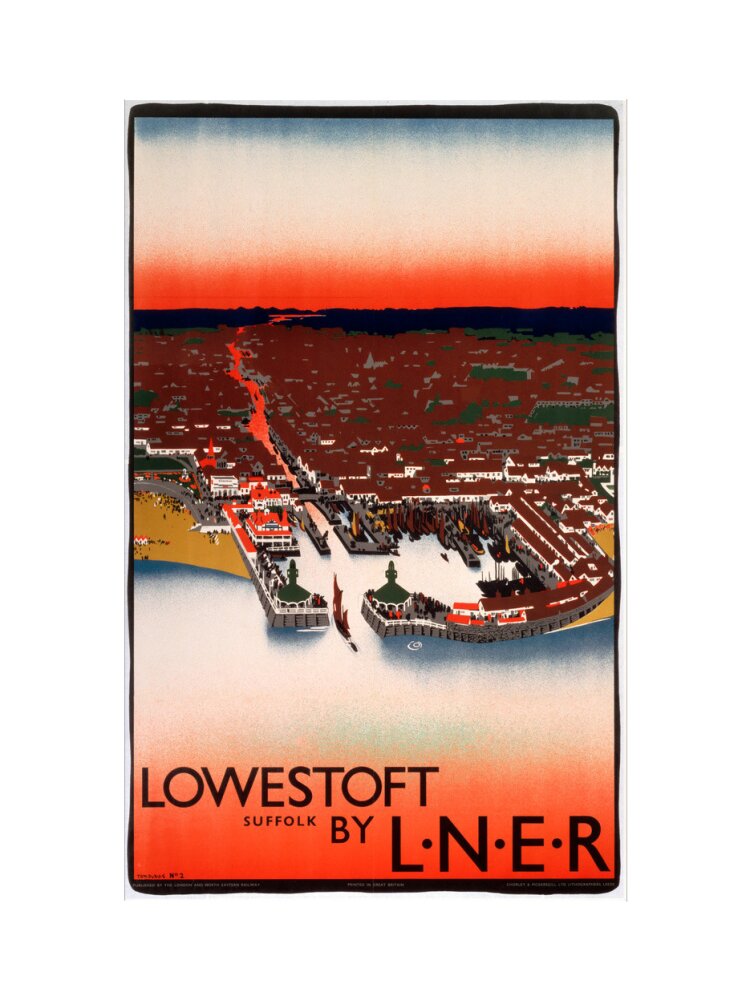 'Lowestoft', LNER poster, 1923-1947. art print small none Art Print - Science Museum Shop