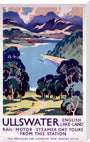 'Ullswater', LNER poster, 1923-1947. stretched canvas extra large none Art Print - Science Museum Shop