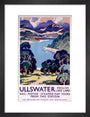 'Ullswater', LNER poster, 1923-1947. art print small black Art Print - Science Museum Shop