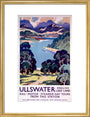 'Ullswater', LNER poster, 1923-1947. art print medium gold Art Print - Science Museum Shop
