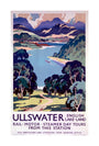 'Ullswater', LNER poster, 1923-1947. unstretched canvas large none Art Print - Science Museum Shop