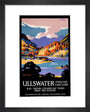 'Ullswater - English Lake-Land', LNER poster, 1923-1947. art print extra small black Art Print - Science Museum Shop