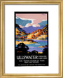 'Ullswater - English Lake-Land', LNER poster, 1923-1947. art print extra small gold Art Print - Science Museum Shop