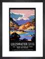 'Ullswater - English Lake-Land', LNER poster, 1923-1947. art print small black Art Print - Science Museum Shop
