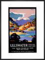 'Ullswater - English Lake-Land', LNER poster, 1923-1947. art print large black Art Print - Science Museum Shop