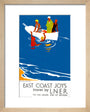 'East Coast Joys - No 4', LNER poster, 1931. art print extra small natural Art Print - Science Museum Shop