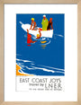 'East Coast Joys - No 4', LNER poster, 1931. art print small natural Art Print - Science Museum Shop