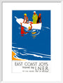 'East Coast Joys - No 4', LNER poster, 1931. art print medium white Art Print - Science Museum Shop
