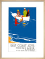 'East Coast Joys - No 4', LNER poster, 1931. art print medium natural Art Print - Science Museum Shop