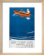 'East Coast Joys - No 5', LNER poster, 1931. art print extra small natural Art Print - Science Museum Shop