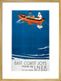 'East Coast Joys - No 5', LNER poster, 1931. art print large gold Art Print - Science Museum Shop