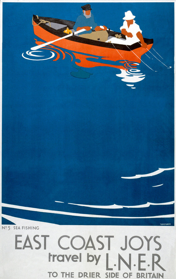 'East Coast Joys - No 5', LNER poster, 1931. Art Print - Science Museum Shop