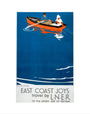 'East Coast Joys - No 5', LNER poster, 1931. art print extra small none Art Print - Science Museum Shop