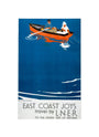 'East Coast Joys - No 5', LNER poster, 1931. unstretched canvas small none Art Print - Science Museum Shop