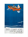 'East Coast Joys - No 5', LNER poster, 1931. art print extra large none Art Print - Science Museum Shop