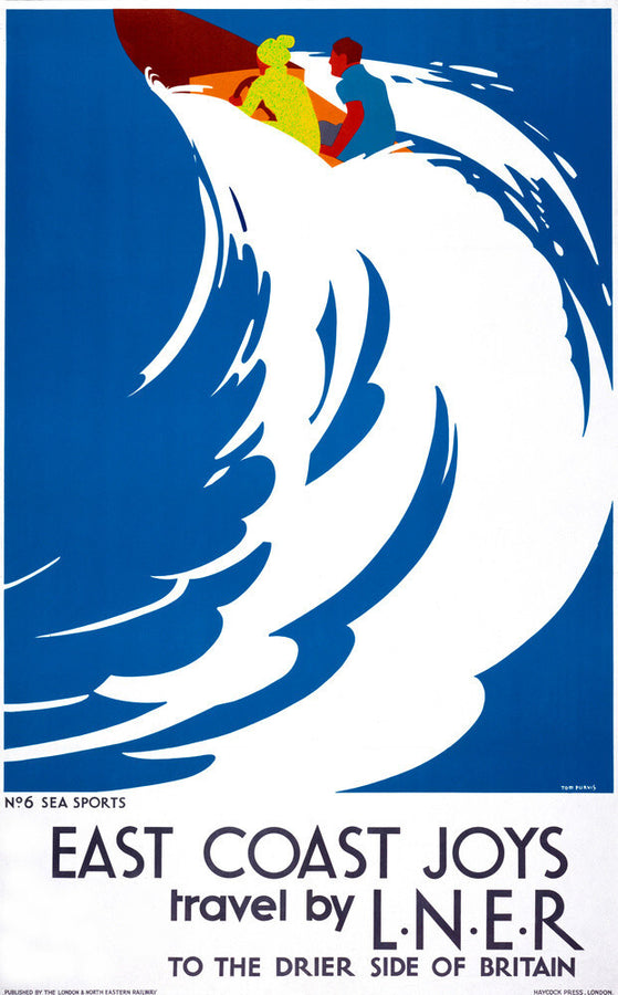 'East Coast Joys, No 6', LNER poster, 1931. Art Print - Science Museum Shop
