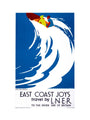 'East Coast Joys, No 6', LNER poster, 1931. art print small none Art Print - Science Museum Shop