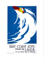 'East Coast Joys, No 6', LNER poster, 1931. art print extra large none Art Print - Science Museum Shop
