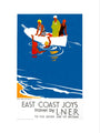 'East Coast Joys No 4 - Sea Bathing', LNER poster, 1931. art print medium none Art Print - Science Museum Shop
