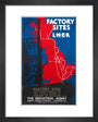 'Factory Sites on the LNER', LNER poster, 1923-1947. art print extra small black Art Print - Science Museum Shop
