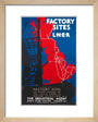 'Factory Sites on the LNER', LNER poster, 1923-1947. art print extra small natural Art Print - Science Museum Shop