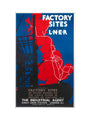 'Factory Sites on the LNER', LNER poster, 1923-1947. art print medium none Art Print - Science Museum Shop