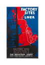 'Factory Sites on the LNER', LNER poster, 1923-1947. unstretched canvas medium none Art Print - Science Museum Shop