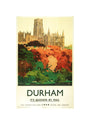 'Durham', LNER poster, 1923-1947. unstretched canvas small none Art Print - Science Museum Shop