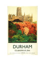'Durham', LNER poster, 1923-1947. art print extra large none Art Print - Science Museum Shop