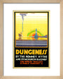 'Dungeness', Romney, Hythe and Dymchurch Railway poster, 1928. art print extra small natural Art Print - Science Museum Shop