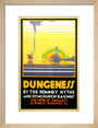 'Dungeness', Romney, Hythe and Dymchurch Railway poster, 1928. art print small natural Art Print - Science Museum Shop