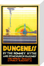 'Dungeness', Romney, Hythe and Dymchurch Railway poster, 1928. stretched canvas small none Art Print - Science Museum Shop