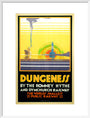 'Dungeness', Romney, Hythe and Dymchurch Railway poster, 1928. art print large white Art Print - Science Museum Shop